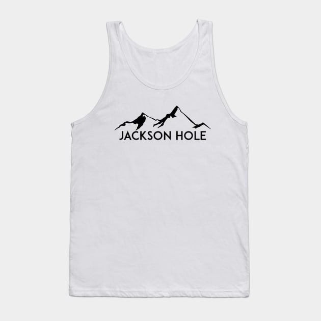 Skiing Jackson Hole Wyoming Tank Top by heybert00